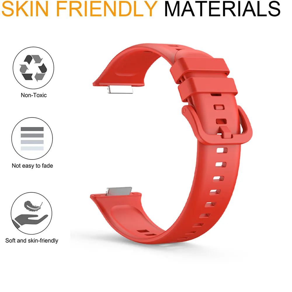 Soft Silicone Replacement Band for Huawei Watch Fit 2 - Durable and Comfortable