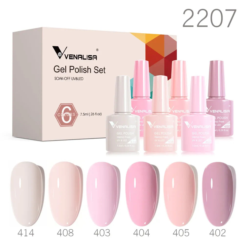 Venalisa Gel Polish Set: Stylish UV Varnish Kit for Long-Lasting Nails