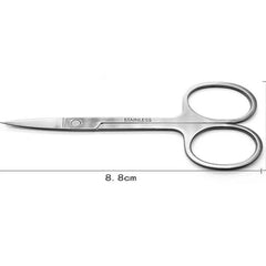 Precision Steel Grooming Scissors for Nails, Eyebrows, and Lashes: Safe and Painless Trimming