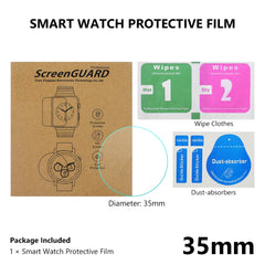 Round Smart Watch Tempered Glass Protector: Durable, Crystal Clear Shield