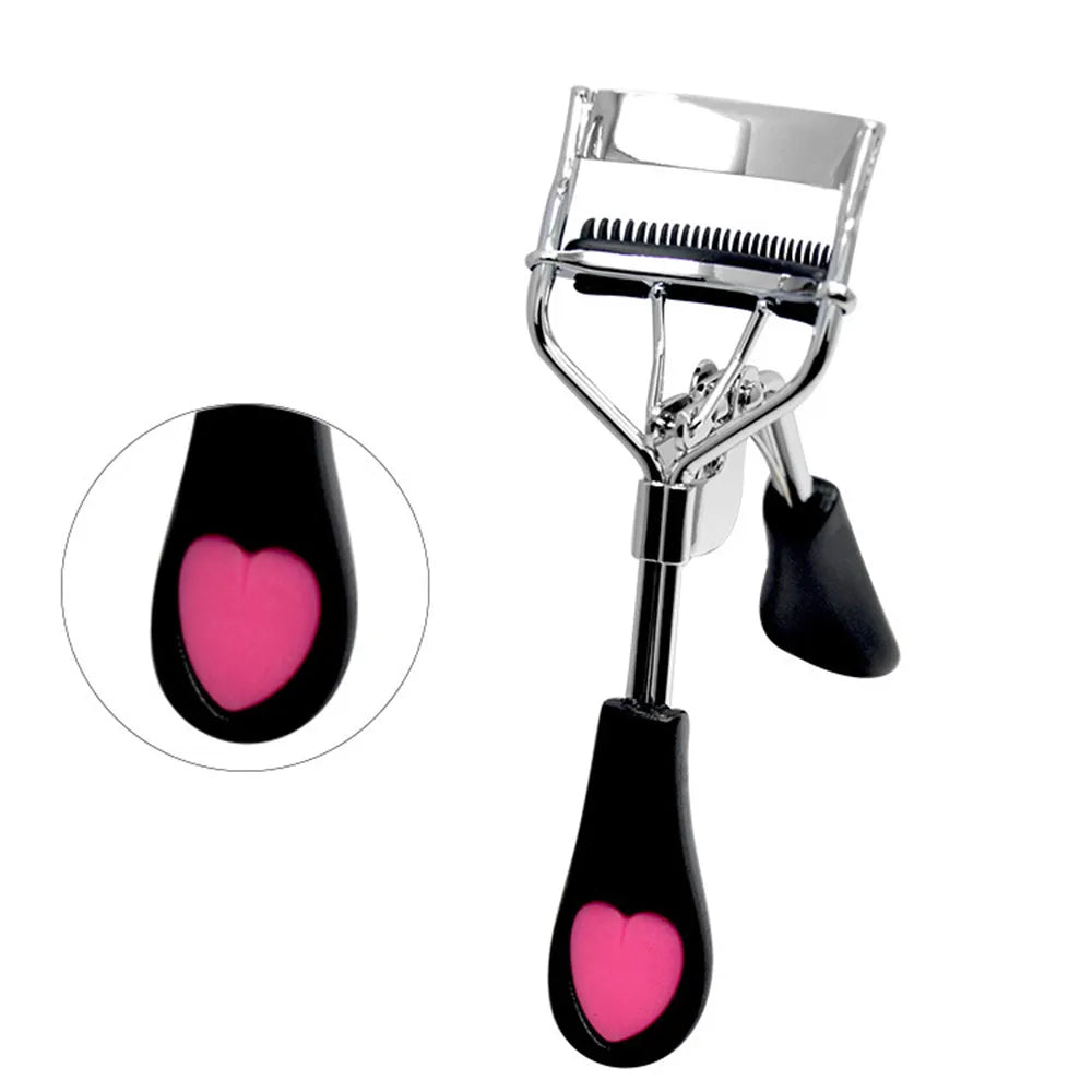 1PC Lady Professional Eyelash Curler With Comb Tweezers Curling Eyelash Clip Cosmetic Eye Beauty Tool maquillaje  beautylum.com   