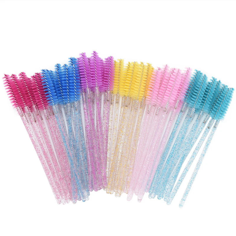 Crystal Stick Eyelash Brushes - Achieve Precise Makeup Results at Your Fingertips