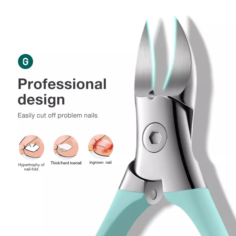 MR.GREEN ingrown Nail Clippers Toenail Cutter Stainless Steel Pedicure Tools Thick Toe Nail Correction Deep Into Nail Grooves  beautylum.com   