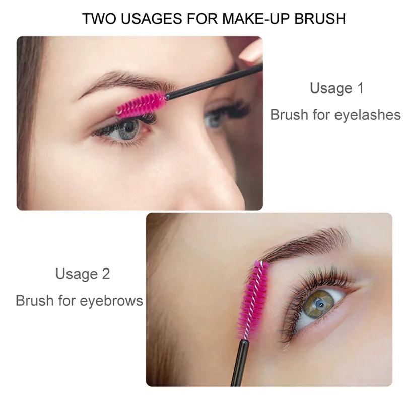 Flexible Disposable Eyelash & Mascara Brushes - Beauty Essential