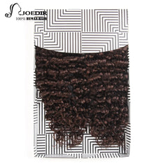 Brazilian Jerry Curl Afro Kinky Curly Hair Bundle Set - High-Quality Hair