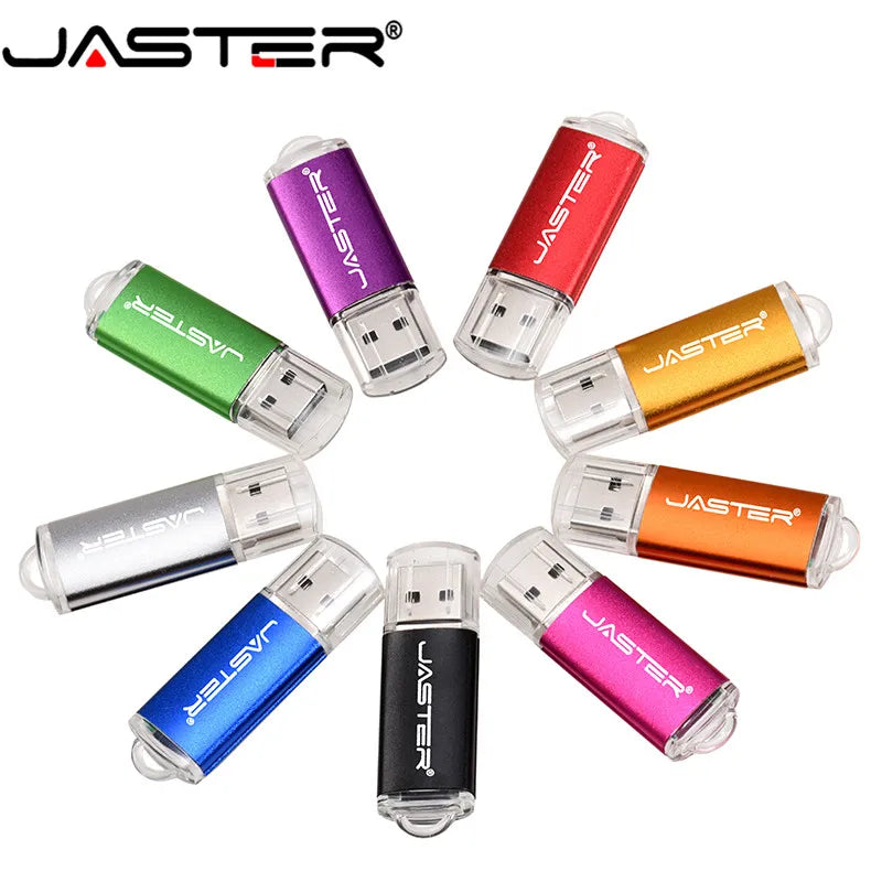 JASTER mini Pen drive USB Flash Drive 4gb 8gb 16gb 32gb 64gb 128gb pendrive metal usb 2.0 flash drive memory card Usb stick  My Store   
