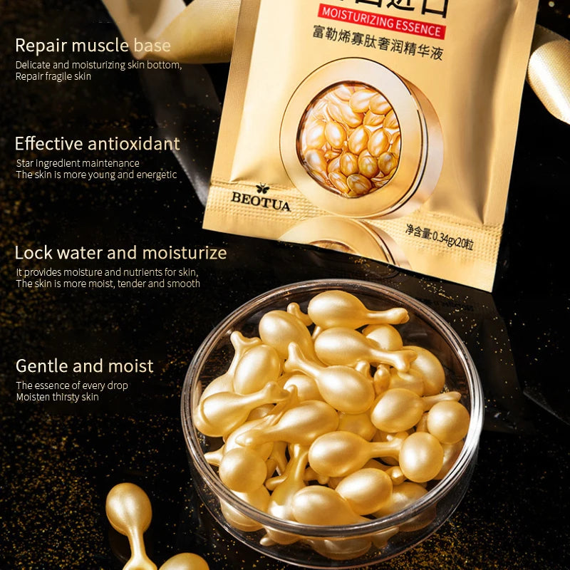 Golden Radiance Capsules: Youthful Skin Serum for Radiant Glow