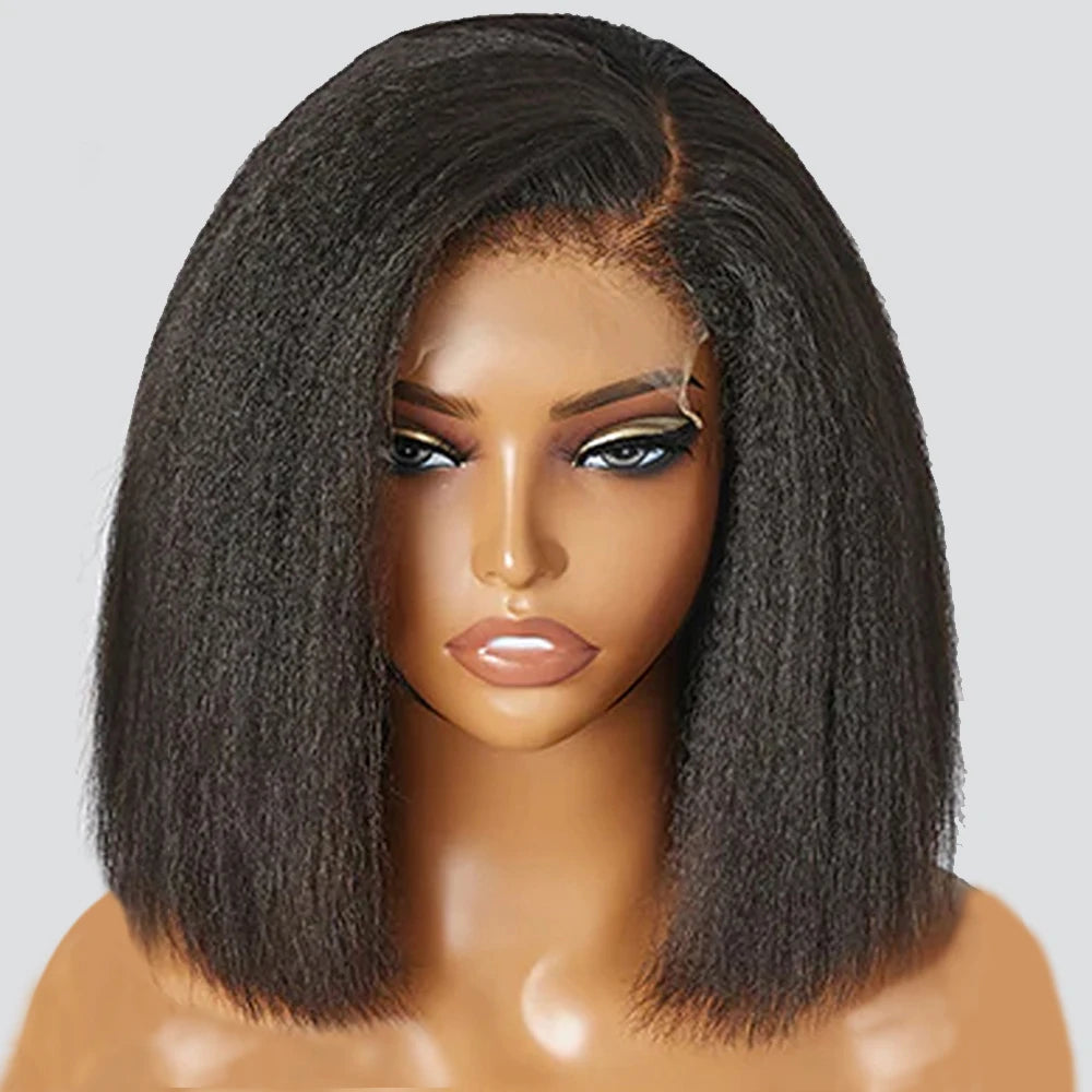 Effortless Brazilian Remy Bob Lace Front Wig: Charismatic Style for Modern Women