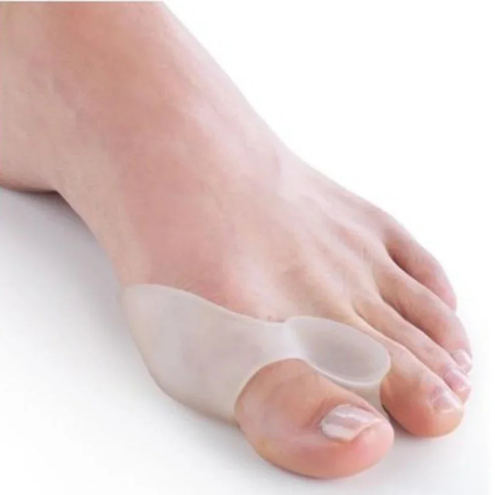 Silicone Gel Toe Corrector & Bunion Protector Set with Finger Support