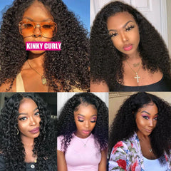 Malaysian Water Wave Hair Bundle Set: Luxe Virgin Curly Frontal Closure