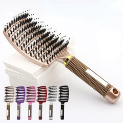 2-in-1 Scalp Massage Comb: Detangle & Style Tool for Women