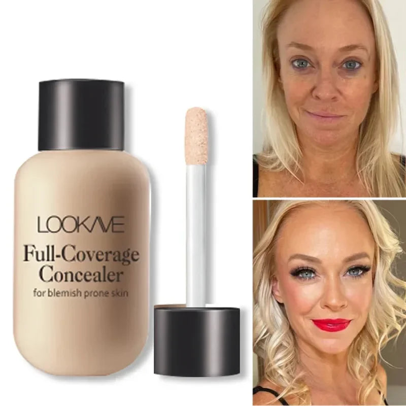 Ultimate Coverage Waterproof Concealer Palette - Pro Makeup Kit for Flawless Complexion