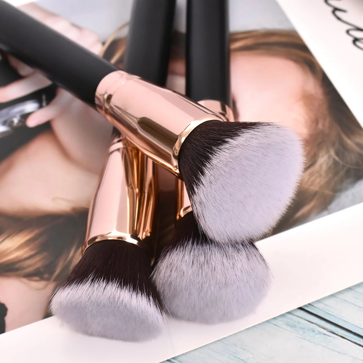 Makeup Brushes Foundation Loose Powder Concealer Blending Blush Brush Professional Cosmetic Beauty Makeup Tool  beautylum.com   