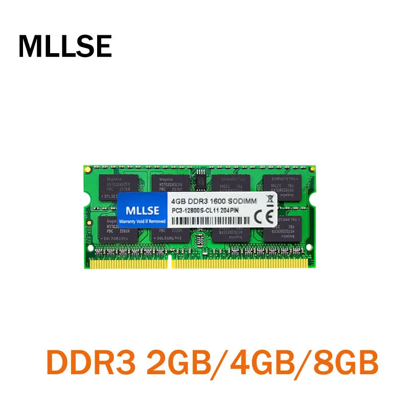 MLLSE New Sealed SODIMM DDR3 1333Mhz/1600Mhz 2GB/4GB/8GB PC3-10600/12800 memory for Laptop RAM,good quality!  My Store 4GB 1333Mhz 1.5V  