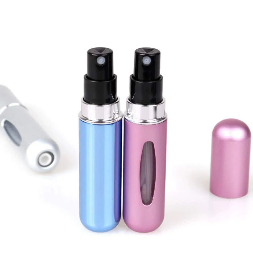Mini Portable Perfume Atomizer Spray: Refillable Cosmetic Container