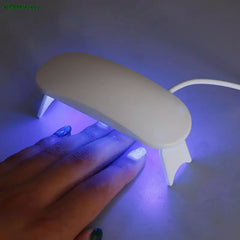 Portable Egg-Shaped UV LED Nail Dryer: Fast Drying, USB Charging