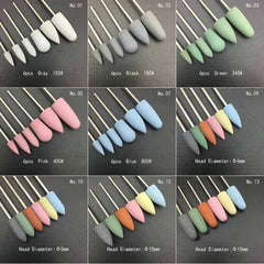Ysen Art Flexible Nail Drill Bit Set: Precision Manicure Tools