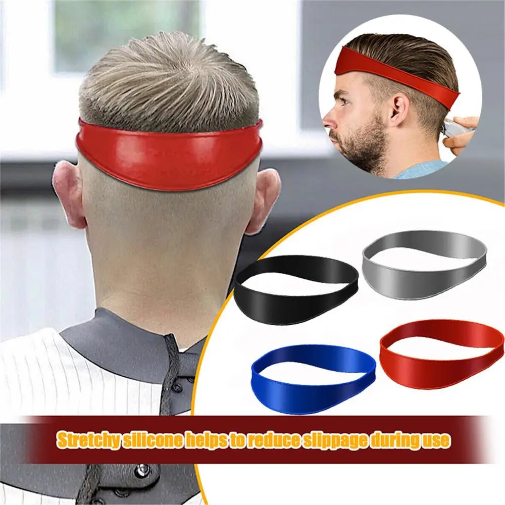 DIY Home Hair Trimming Home Haircuts Curved Headband Silicone Neckline Shaving Template and Hair Cutting Guide Hair Styling Tool  beautylum.com   