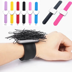 Magnetic Hairpin Holder Wrist Band for Styling Tools