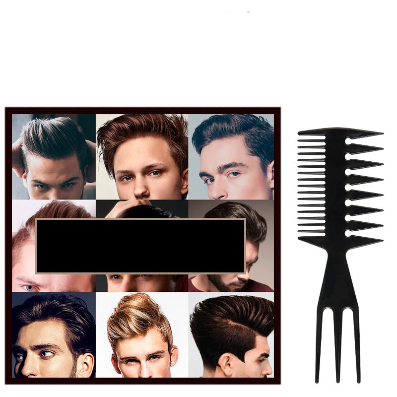 Professional Double Side Tooth Combs Fish Bone Shape Hair Brush Barber Hair Dyeing Cutting Coloring Brush Man Hairstyling Tool  beautylum.com   
