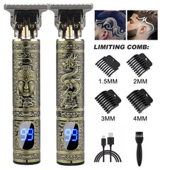 Precision Electric Hair Clipper with LCD Display: Ultimate Grooming Tool