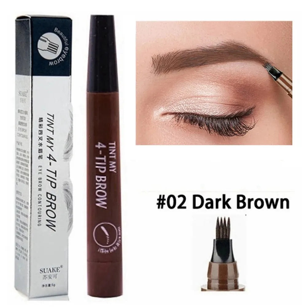 Microblading Eyebrow Pen Set: Effortlessly Natural Brows, 5 Color Options
