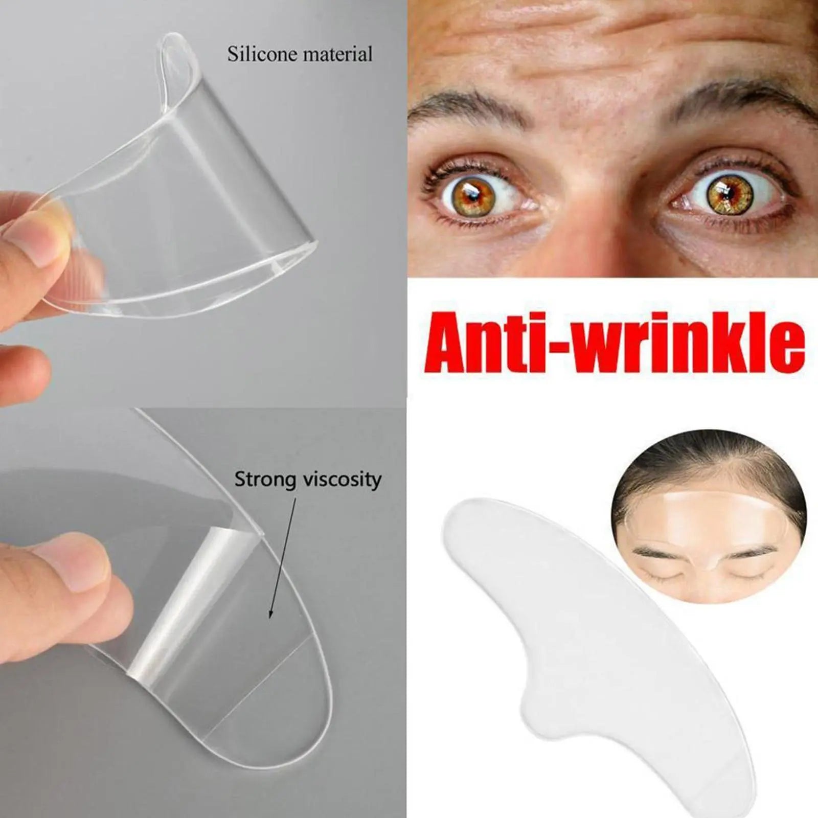 Anti Wrinkle Forehead Patch Forehead Line Removal Gel Patch Eye Mask Firming Lift Up Mask Stickers Anti-aging Face Skin Care  beautylum.com   