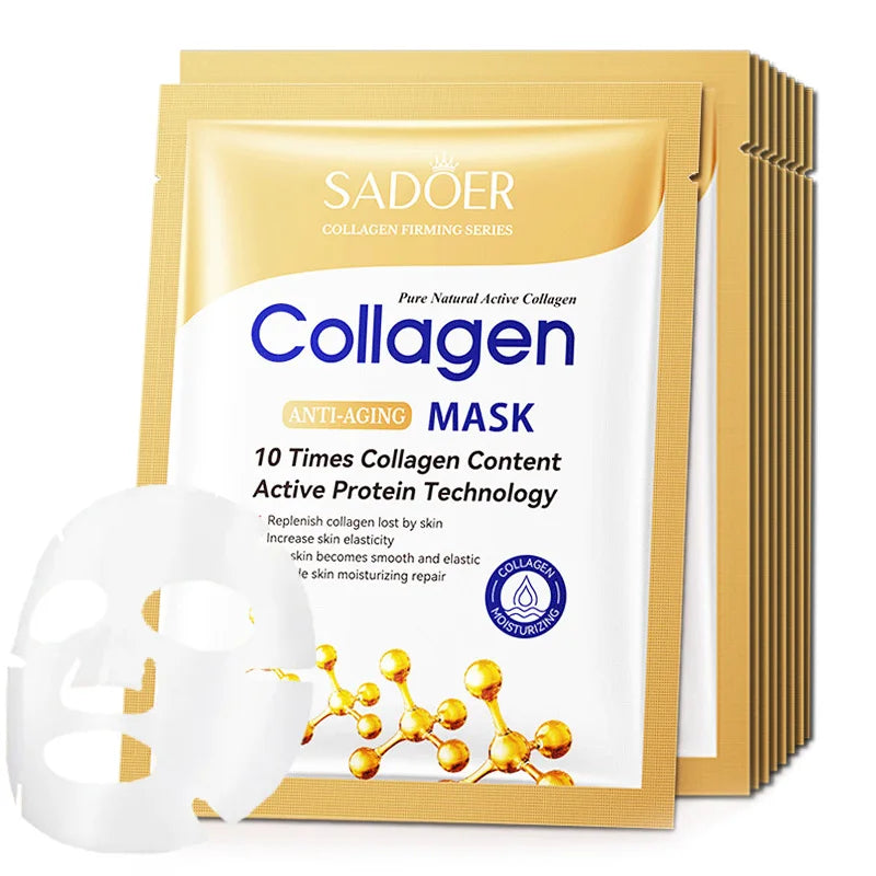 Radiant Youth Collagen Face Mask: Anti-Aging Hydration & Brightening Solution