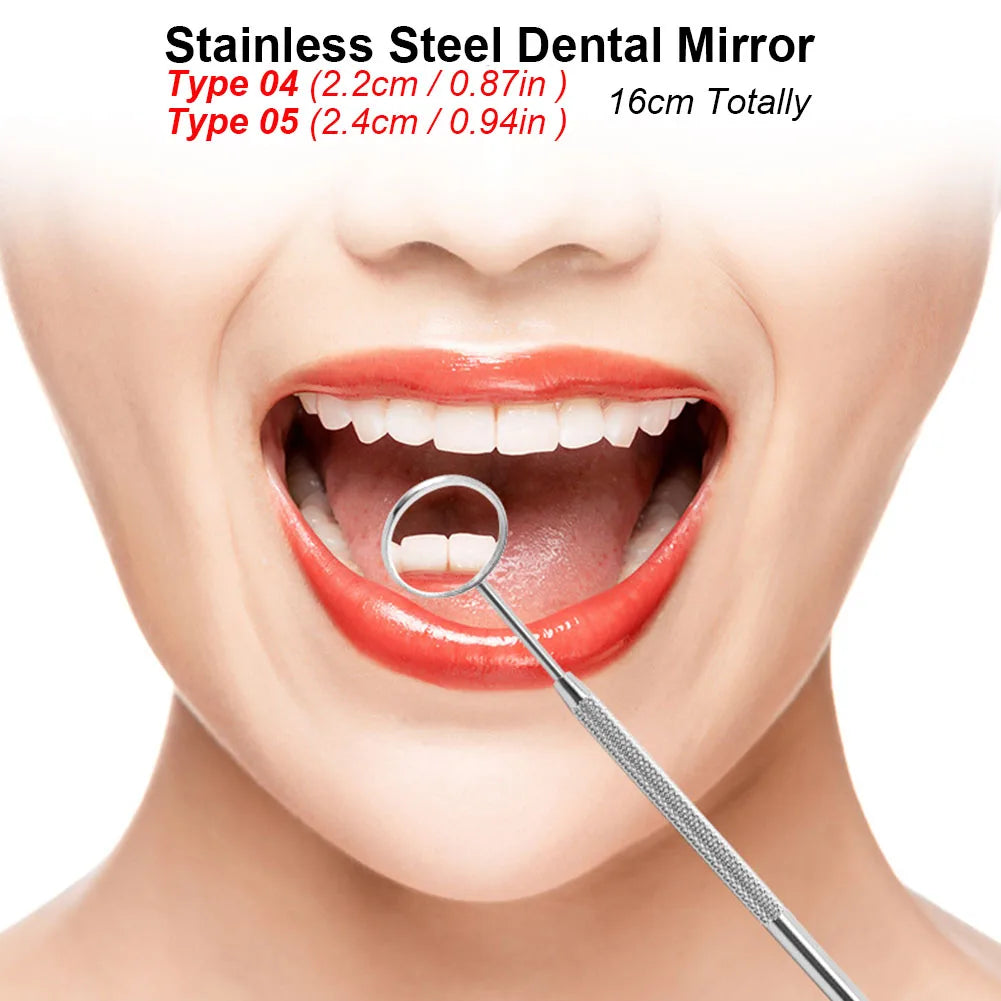 Dental Mirror Tool: Professional-Grade Stainless Steel Inspection Kit