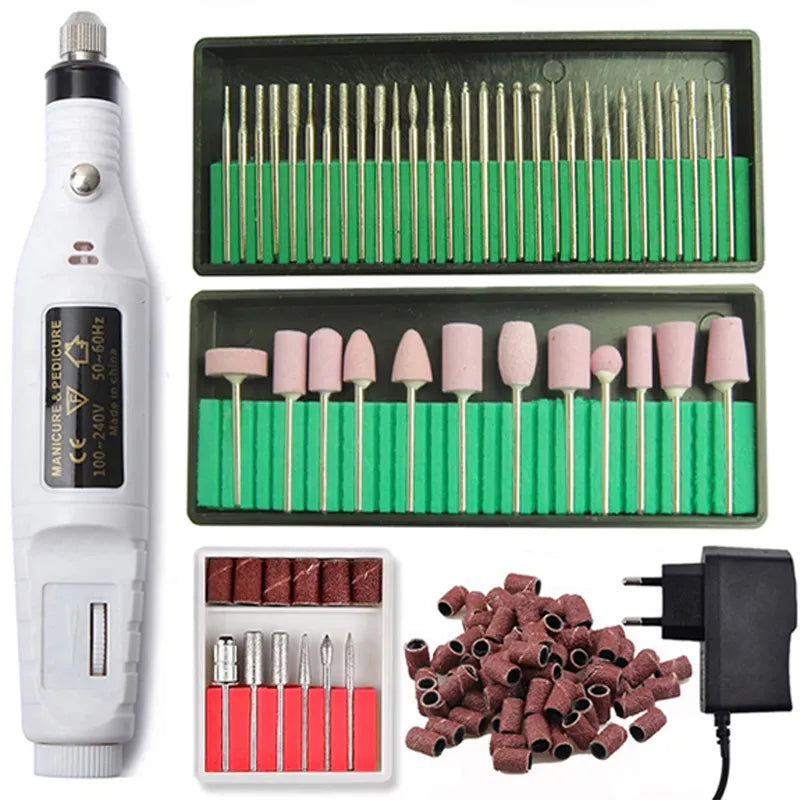 Precision Electric Nail Drill Set: Salon-Quality Manicure & Pedicure Kit