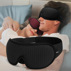 3D Contoured Sleep Mask: Ultimate Comfort & Light Blockage