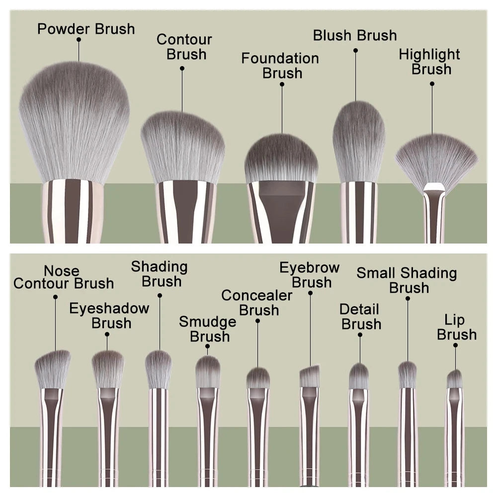 JTFIL Makeup Brushes Soft Fluffy Makeup Tools Cosmetic Powder Eye Shadow Foundation Blush Blending Beauty Make Up Brush Beauty  beautylum.com   