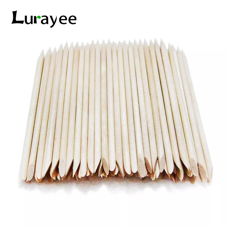 Lurayee Nail Art Wood Sticks: Professional Nail Care Set