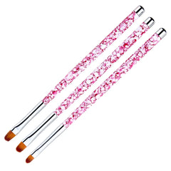 Floral Nail Art Brush Set with UV Gel Extension Tools: Professional Nail Styling Kit