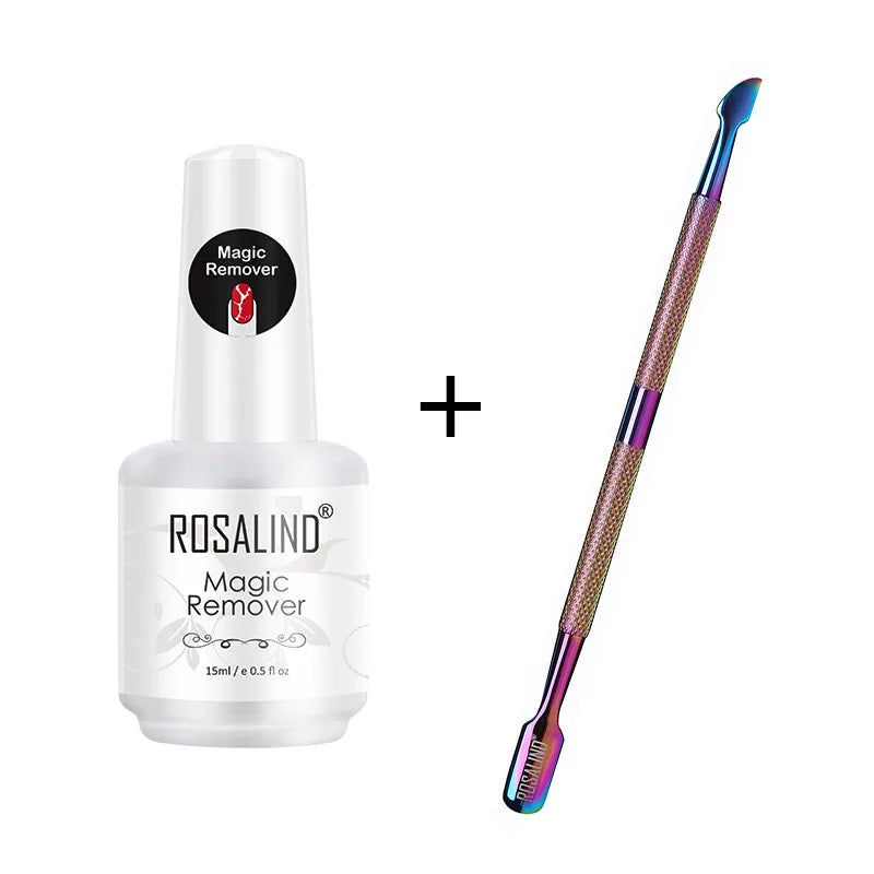 ROSALIND Fast Magic Remover Tool Kits Manicure Art Design Base Top  Delete Magic Burst Gel Semi Permanent Varnish Polish Nail  beautylum.com   