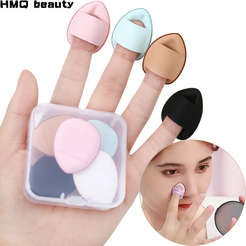 Mini Finger Puff Makeup Sponge Set: Flawless Beauty Blender Kit