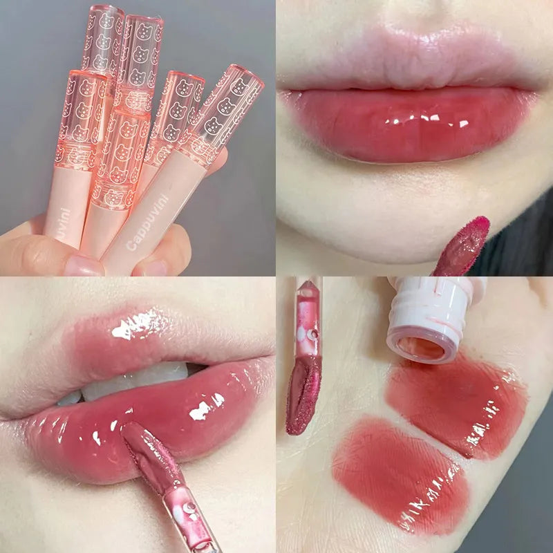 Cherry Pink Lip Plumper: Vibrant Matte Lip Gloss with Long-lasting Moisture