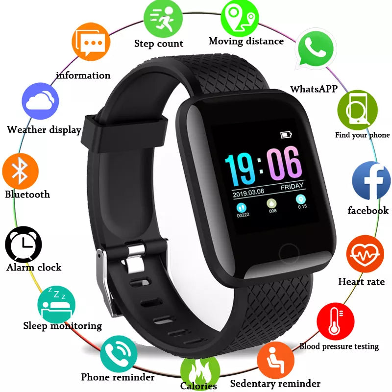 Smart Health Tracker Watch: Stay Fit & Connected All Day