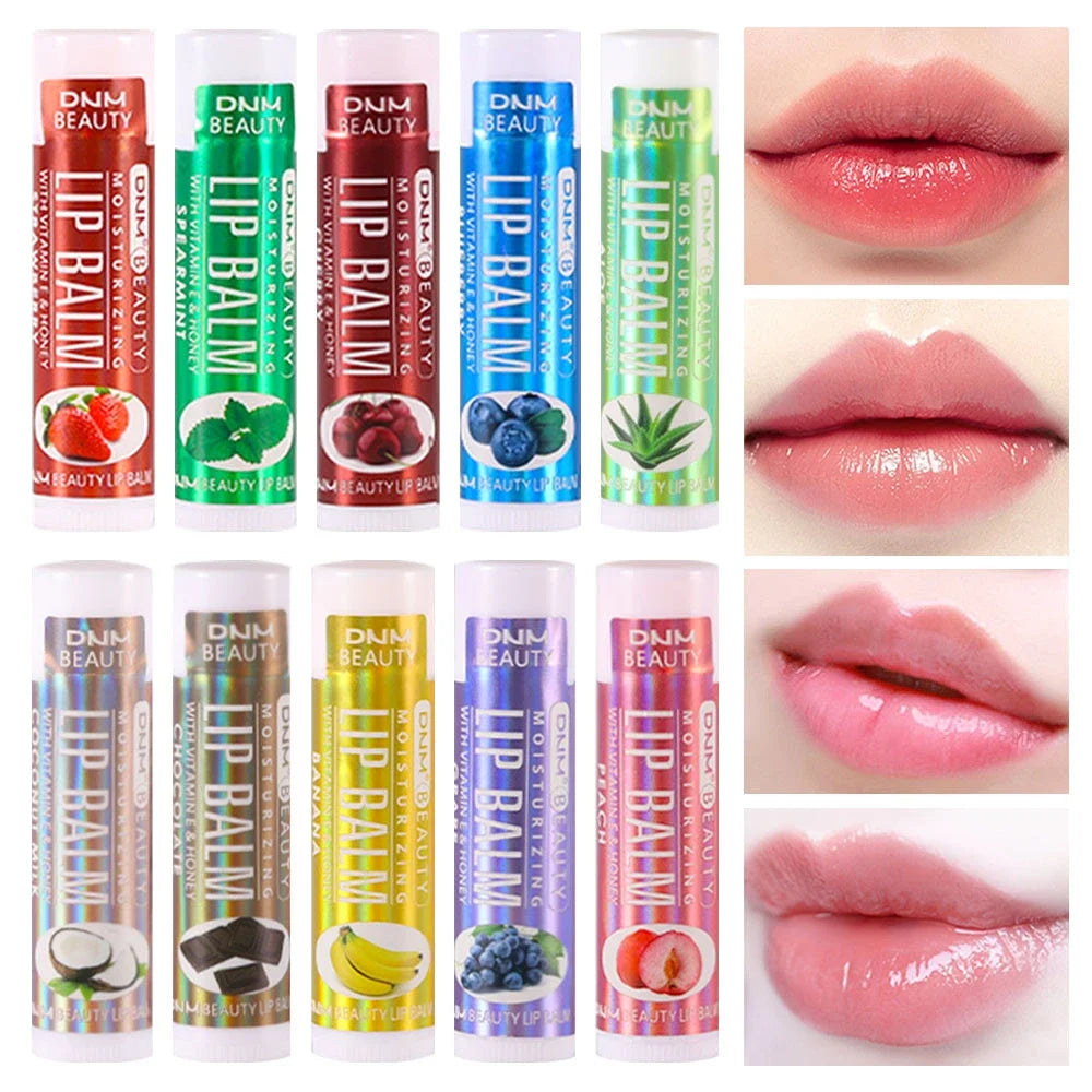 18 Sytle Fruit Lip Balm Lip Oil Moisturizing Clear Anti-Wrinkle Lipstick Long Lasting Hydrating Lipgloss Cosmetic Lip Gloss Care  beautylum.com   