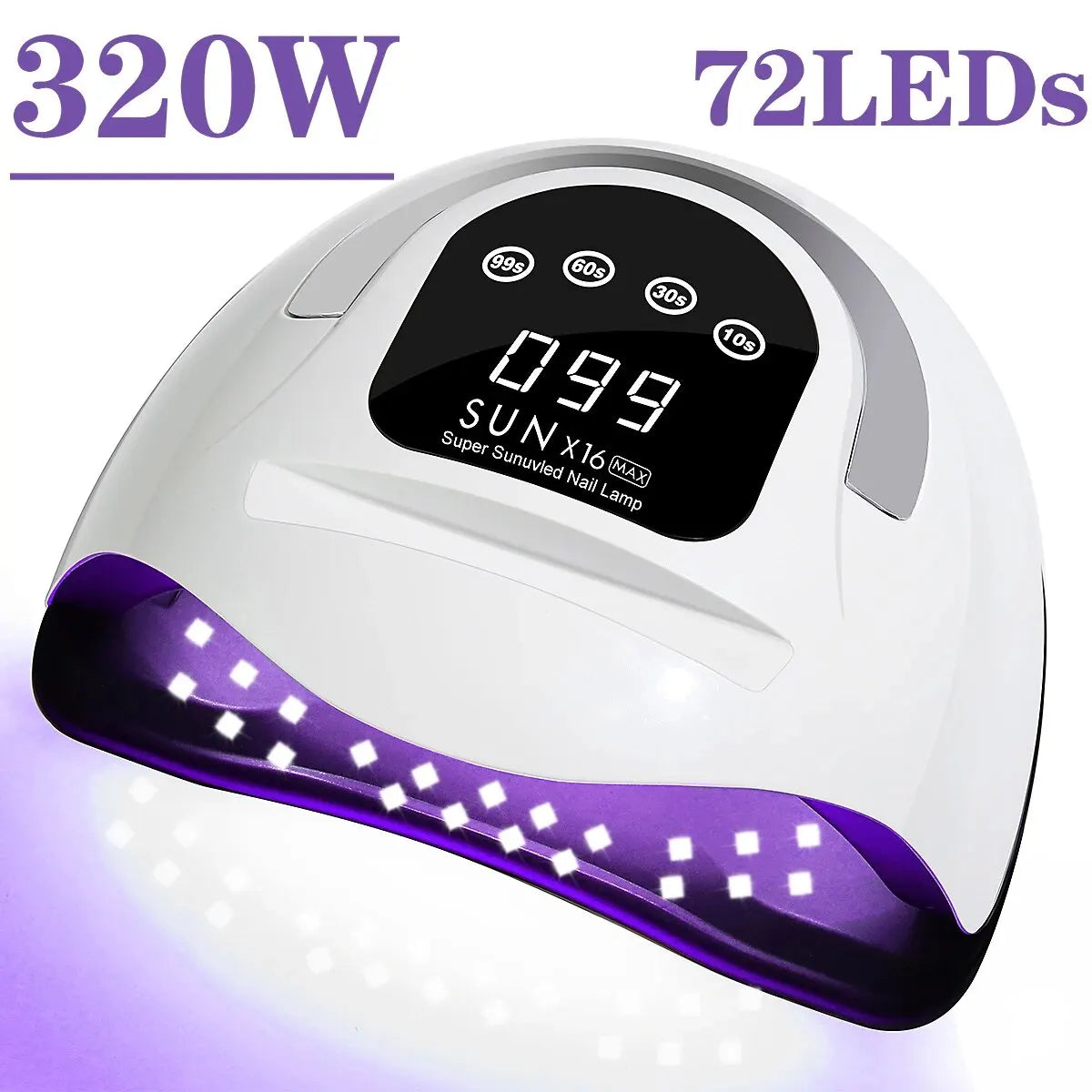 UV LED Nail Lamp: Professional Gel Polish Dryer with Memory Function