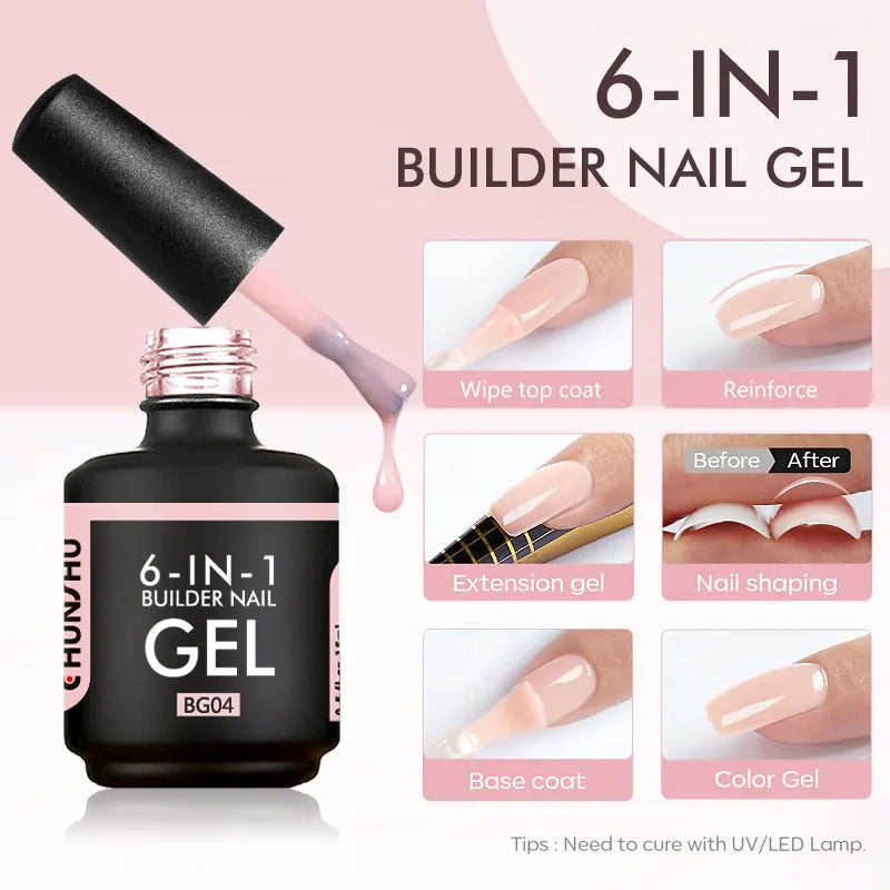 CHUNSHU Nail Extension Kit: Professional Gel for Long-Lasting Nails