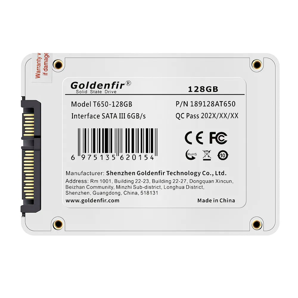 Goldenfir SSD 120GB 250GB 500GB 960GB SSD 2.5 Hard Drive Disk Disc Solid State Disks 2.5 " Internal  My Store   