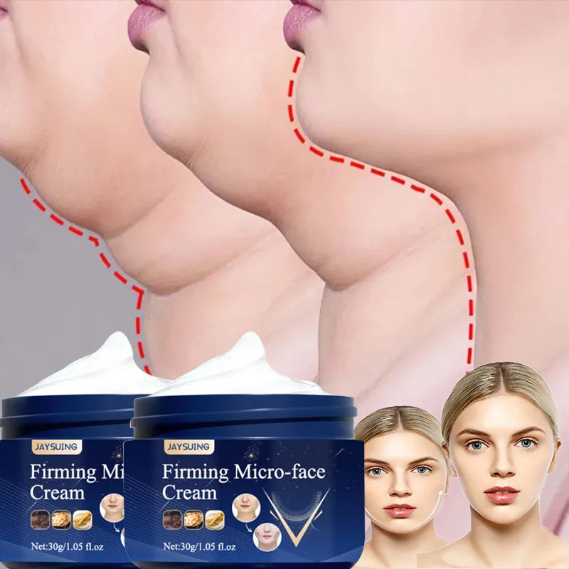 V-Shape Slimming Cream Removal Double Chin Firming Face-lift Slimming  Masseter Muscle Face Fat Burning Anti-aging Products  beautylum.com   