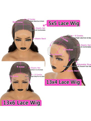 Luxurious Brazilian Body Wave HD Lace Front Wig: Elevate Your Style