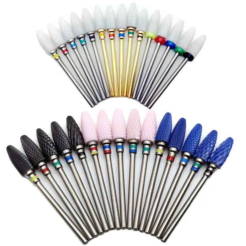 Ceramic Nail Art Drill Set: Precision Gel Removal Tool - Elevate Your Nail Styling