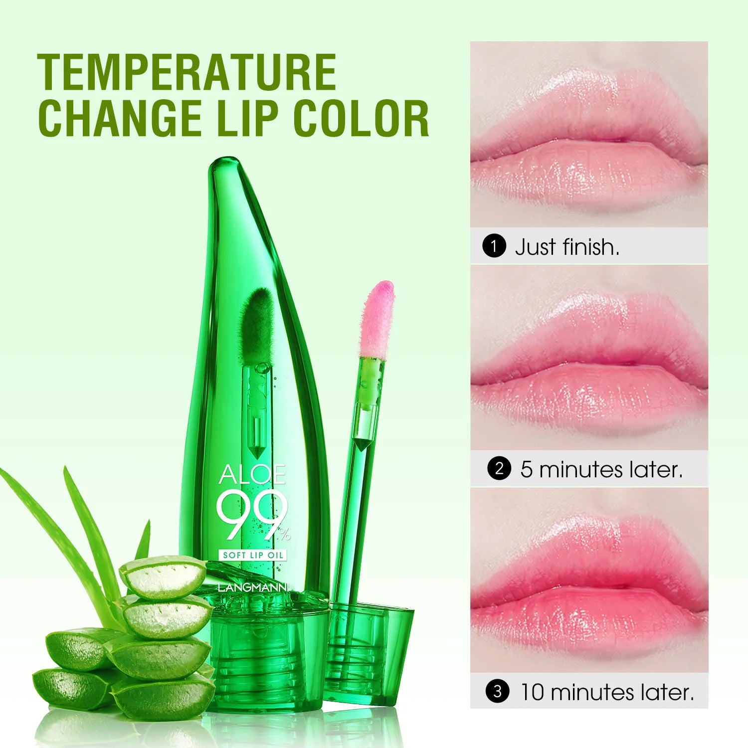 Aloe Infusion Color-Changing Lip Treatment: Nourishing Moisture & Long-Lasting Color