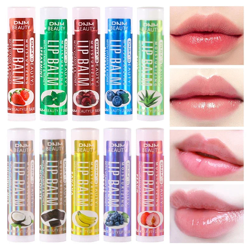 Fresh Fruit Lip Balm Lip Oil Moisturizing Clear Transparent Lipstick Long Lasting Hydrating Lipgloss Cosmetic Lip Gloss Base Gel  beautylum.com   
