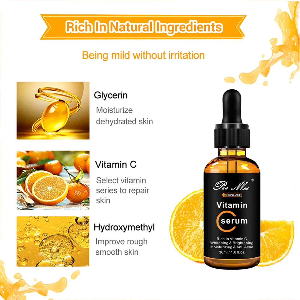 Brightening Vitamin C Serum with Hydration Boost for Youthful Skin