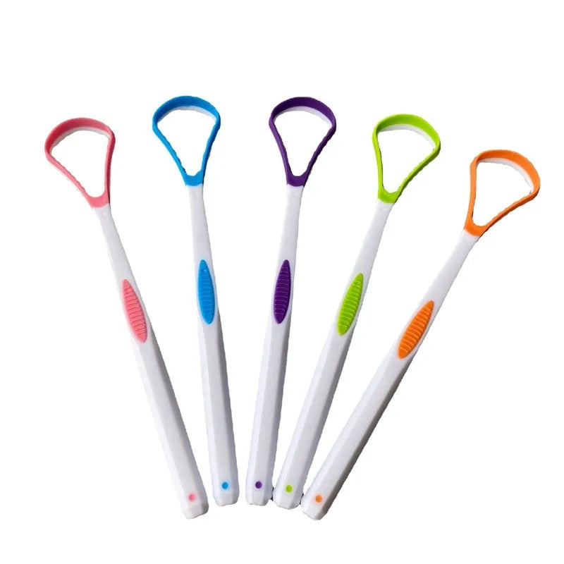 1pc Tongue Scraper Soft Silicone Tongue Brush Cleaning The Surface of Tongue Oral Cleaning Brushes Cleaner Fresh Breath Health  beautylum.com random color  