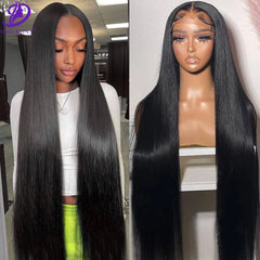 Brazilian Straight Transparent Lace Front Human Hair Wig: Elevated Style for Confident Women